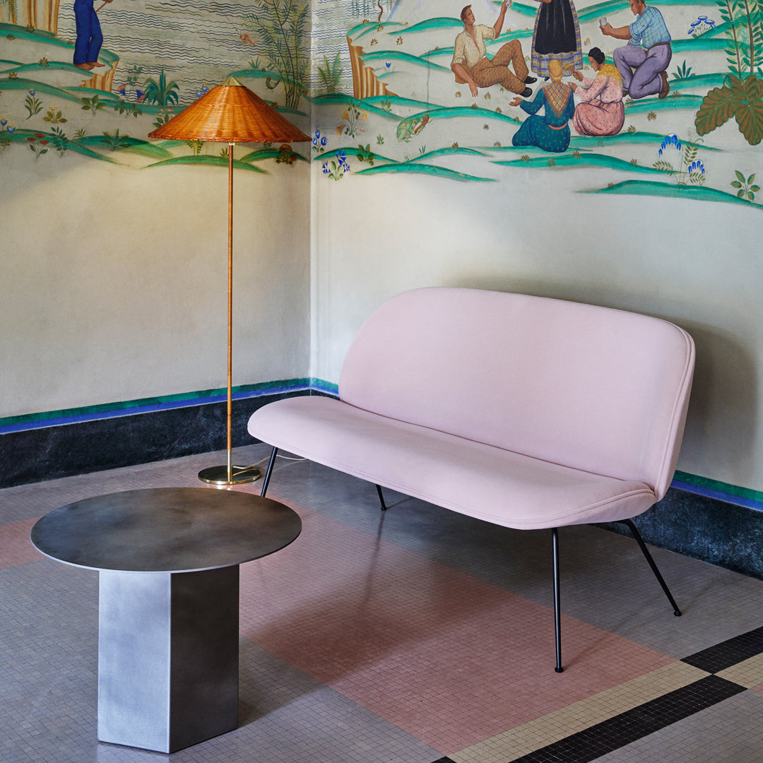 Gubi GamFratesi Beetle Sofa - Fully Upholstered Modern Lounge Chair for Living Room, Office & Reception Areas