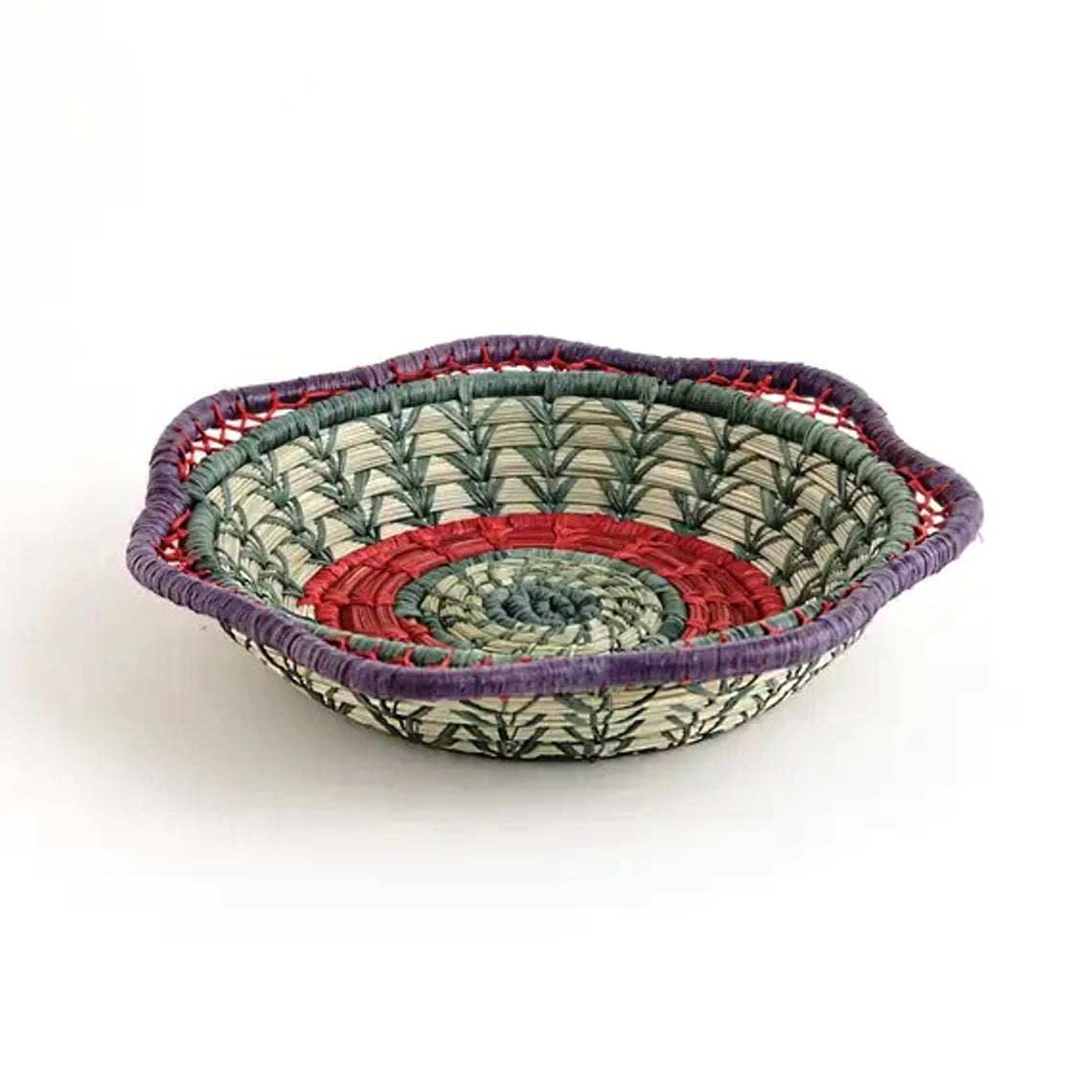 Handwoven Pine Needle Basket - Natural Rustic Home Decor for Kitchen, Bathroom & Farmhouse Style - Perfect for Storage, Gift Giving & Boho Chic Decor