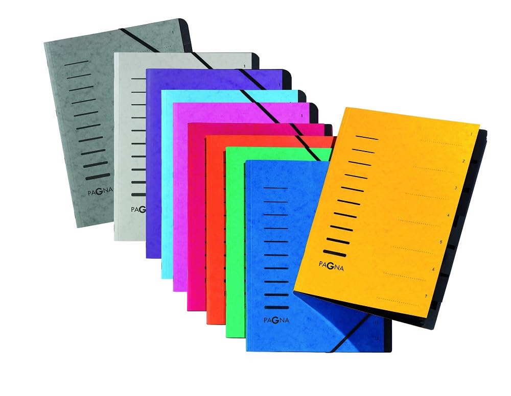 7-Piece Document Wallet Organizer Set - Durable Agglomerated Leather Portfolio for Files & Papers | Perfect for Office, Business Travel & Home Organization