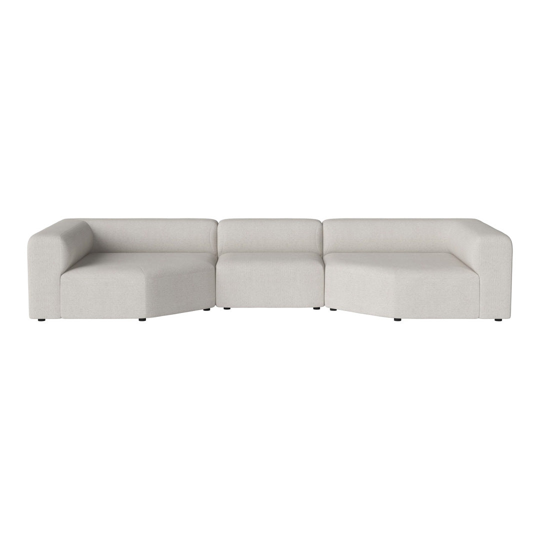 Angle 3-Seater Corner Sofa with Large Chaise Lounge - Perfect for Living Room, Family Room & Modern Home Decor