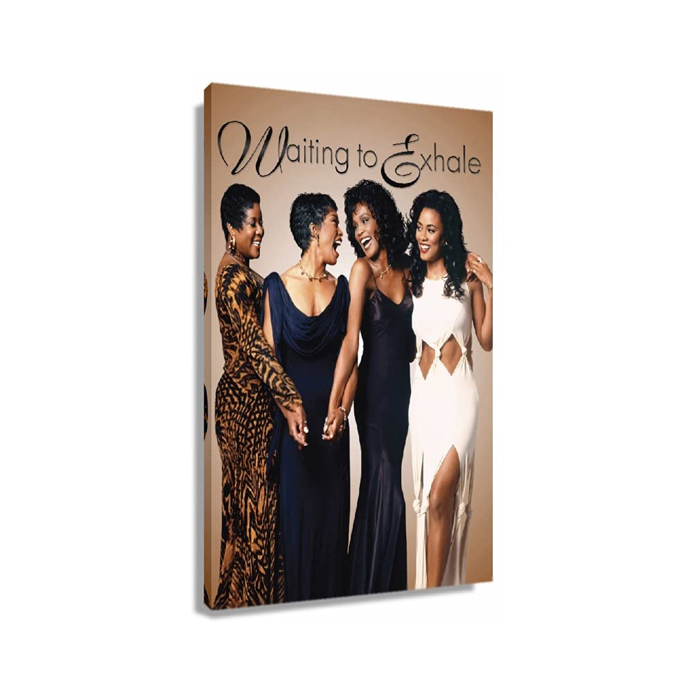 Waiting to Exhale Movie Poster - Framed Wall Art Print (24x36 inches/60x90cm) - Vintage Comedy Film Decor for Living Room, Bedroom & Bathroom - Perfect Gift for Movie Lovers & Home Decor Enthusiasts