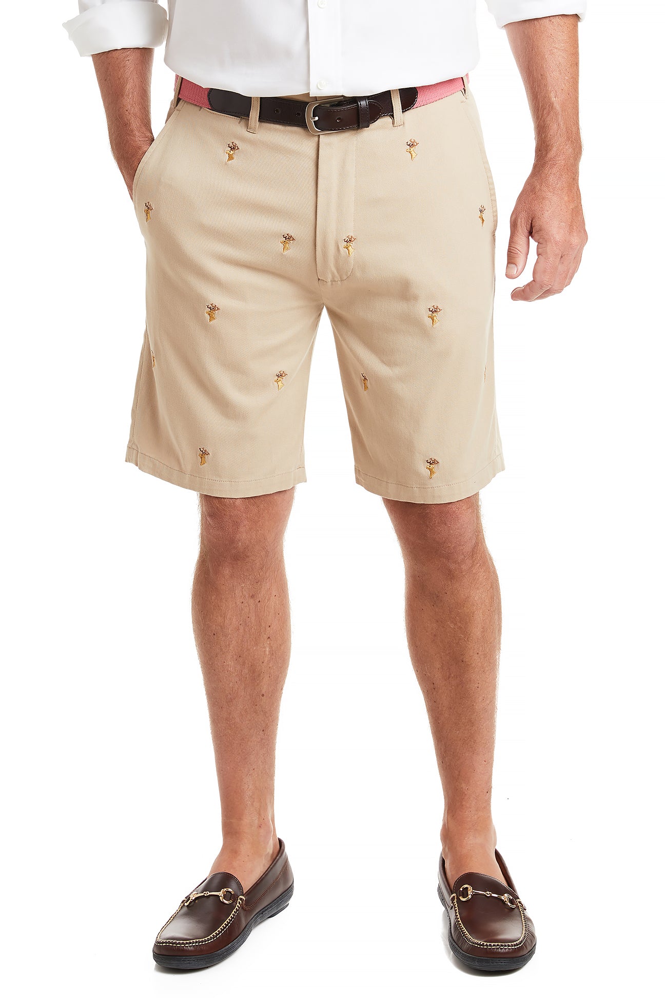 Cisco Short Khaki with Buckhead - Comfortable Men's Casual Shorts for Summer Outdoor Activities