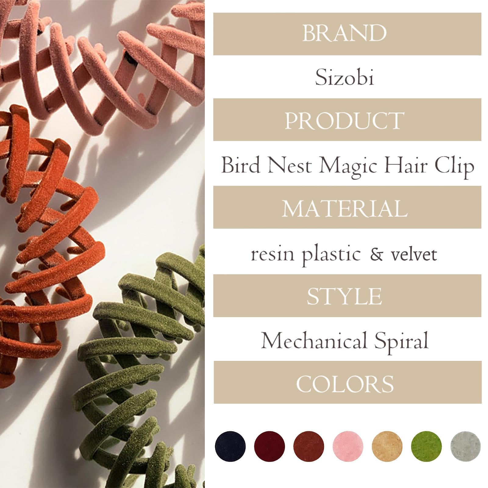 Sizobi Magic Hair Clip for Women - Invisible Hair Bun Maker, Ponytail Holder & Hair Accessories | Perfect for Office, Parties & Everyday Styling