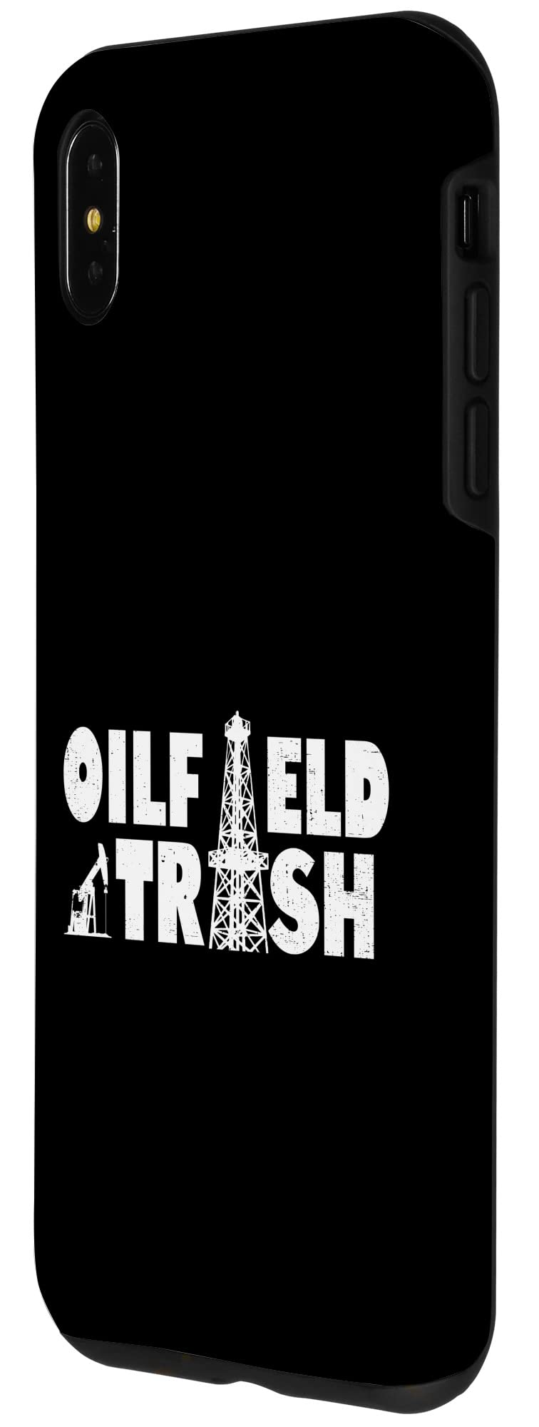 iPhone XS Max Case - Rugged Oil Field Worker Design for Oil Rig & Drilling Professionals - Durable Protection for Harsh Work Environments