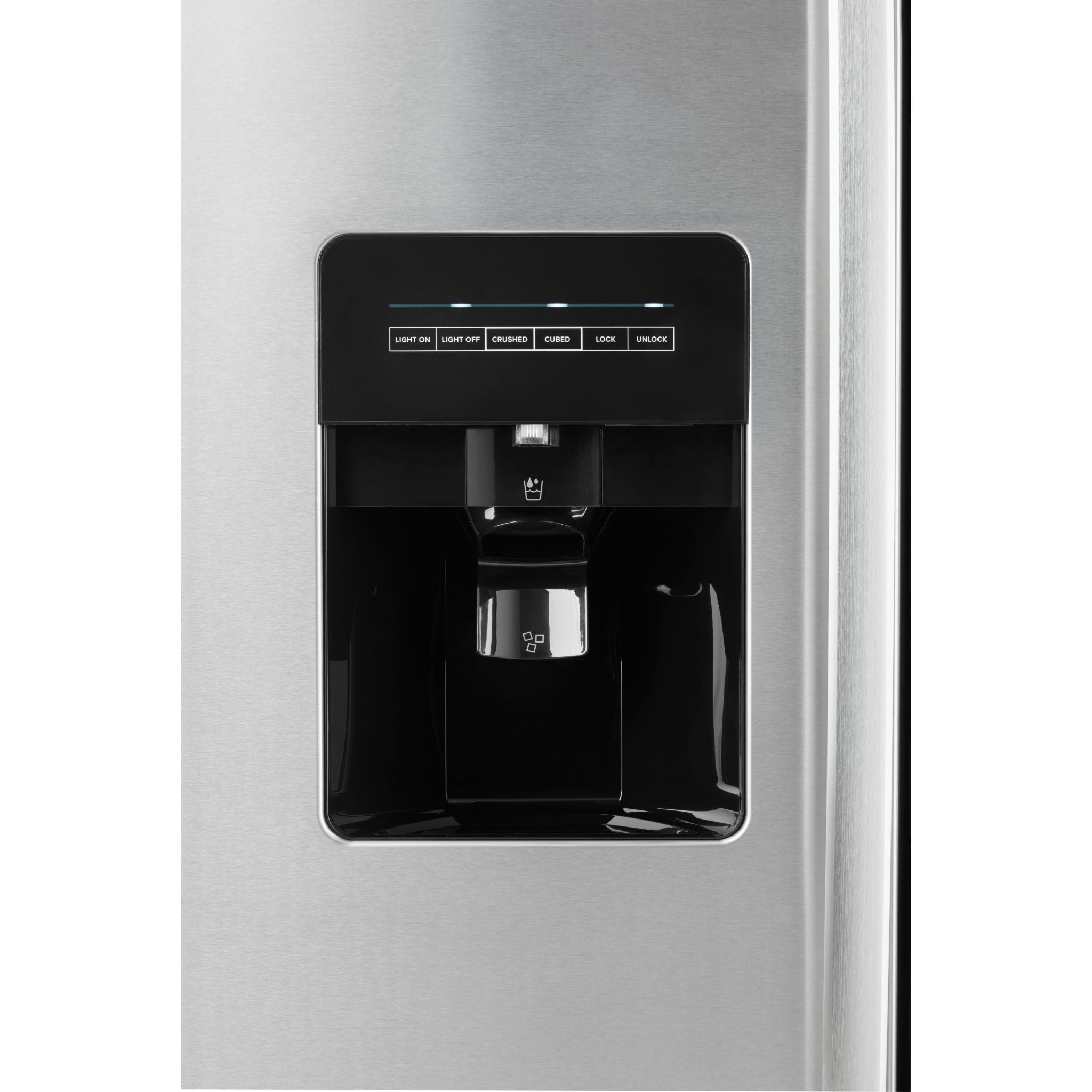 Amana Side by Side Refrigerator (ASI2175GRS) - 25.5 Cu. Ft. Stainless Steel French Door Fridge with Ice Maker & Water Dispenser - Perfect for Large Families & Open Kitchen Designs