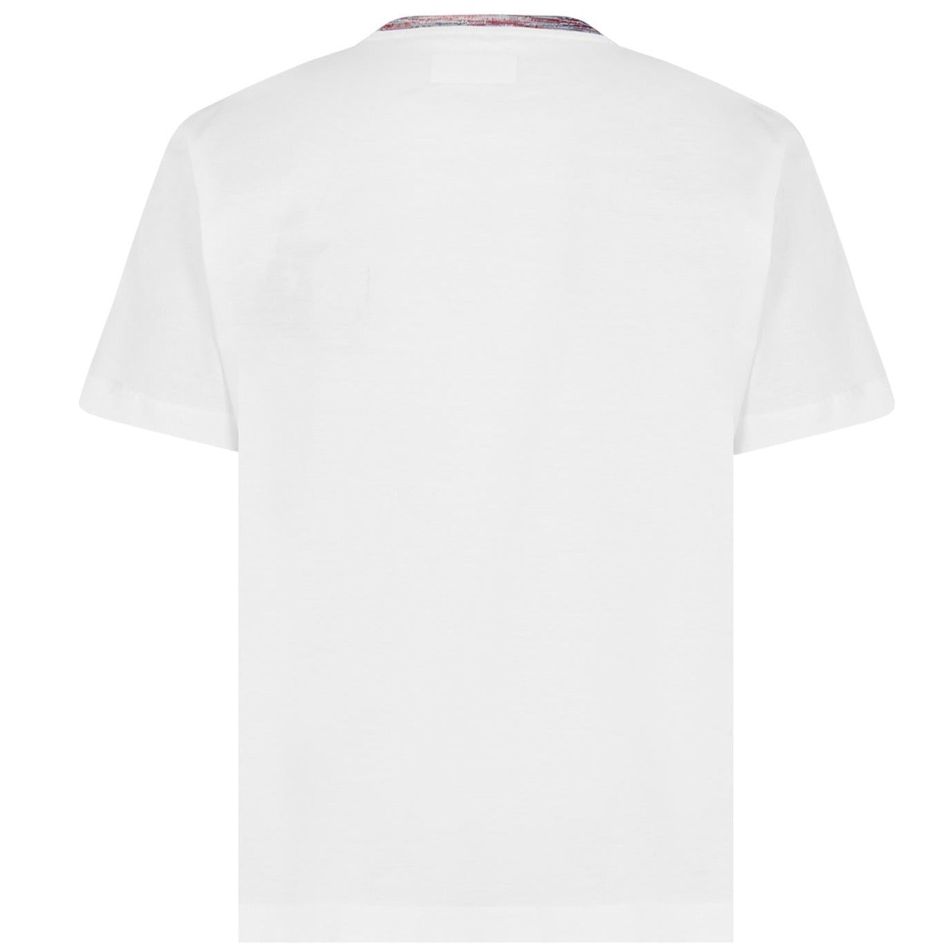 Missoni Logo Collar T-Shirt for Women - Stylish Cotton Crewneck Tee with Embroidered Brand Logo | Perfect for Casual Wear, Office Outfits & Weekend Outings