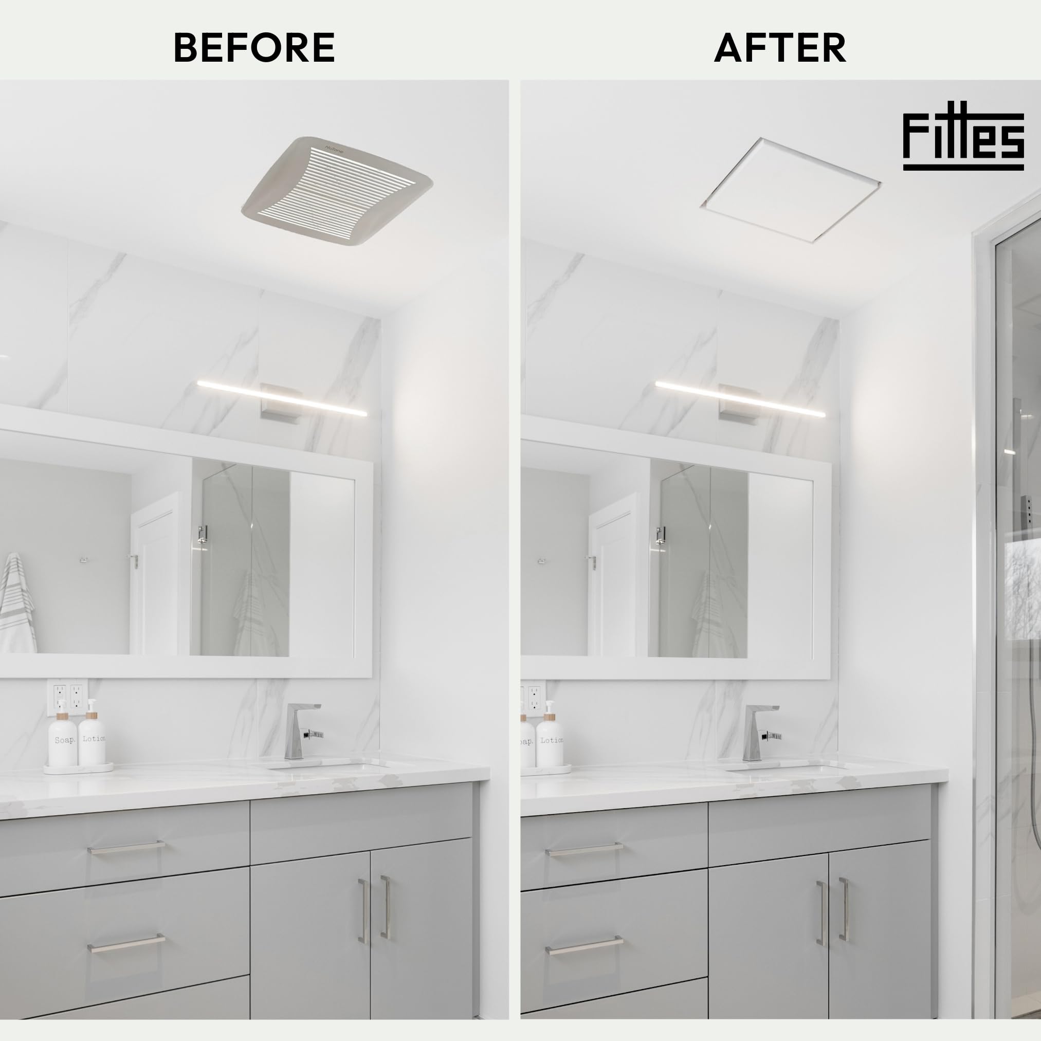 Aria Drywall Pro X - High Performance Exhaust Fan Cover & Air Return Vent for Home & Office HVAC Systems - Perfect for Bathrooms, Kitchens, and Basements