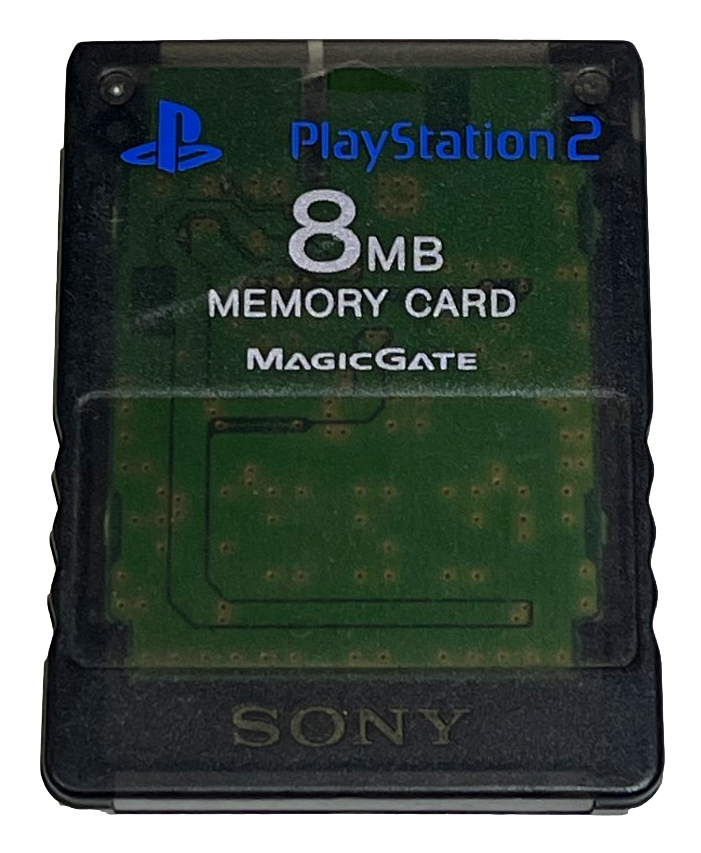 Original Sony Magic Gate PS2 Memory Card 8MB SCPH-10020 for PlayStation 2 - Preowned - Save Game Progress & Expand Storage for PS2 Consoles