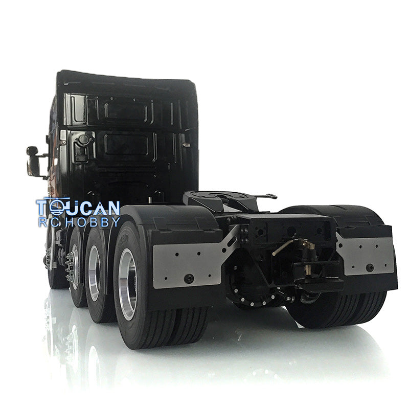 1/14 Scale LESU 8x8 RC Tractor Truck - Painted Metal Chassis with High Roof Cabin, Receiver & Servo Motor - Remote Control Construction Vehicle for Adults & Hobbyists (Off-Road Adventure, Construction Site Play, RC Car Collection)