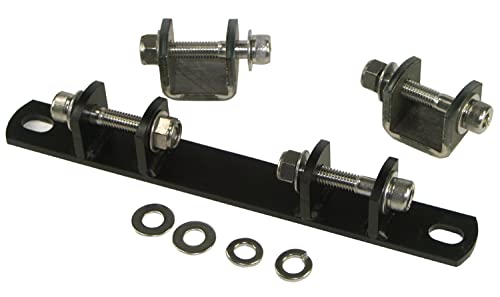 Motorcycle Solo Seat Dual Shock Mounting Bracket - Compatible with Aftermarket Solo Seats - Includes Weld-On Shock Mounts for Frame - Custom Harley Chopper Bobber Parts - Perfect for DIY Motorcycle Builds & Custom Bike Projects (Springs Not Included)