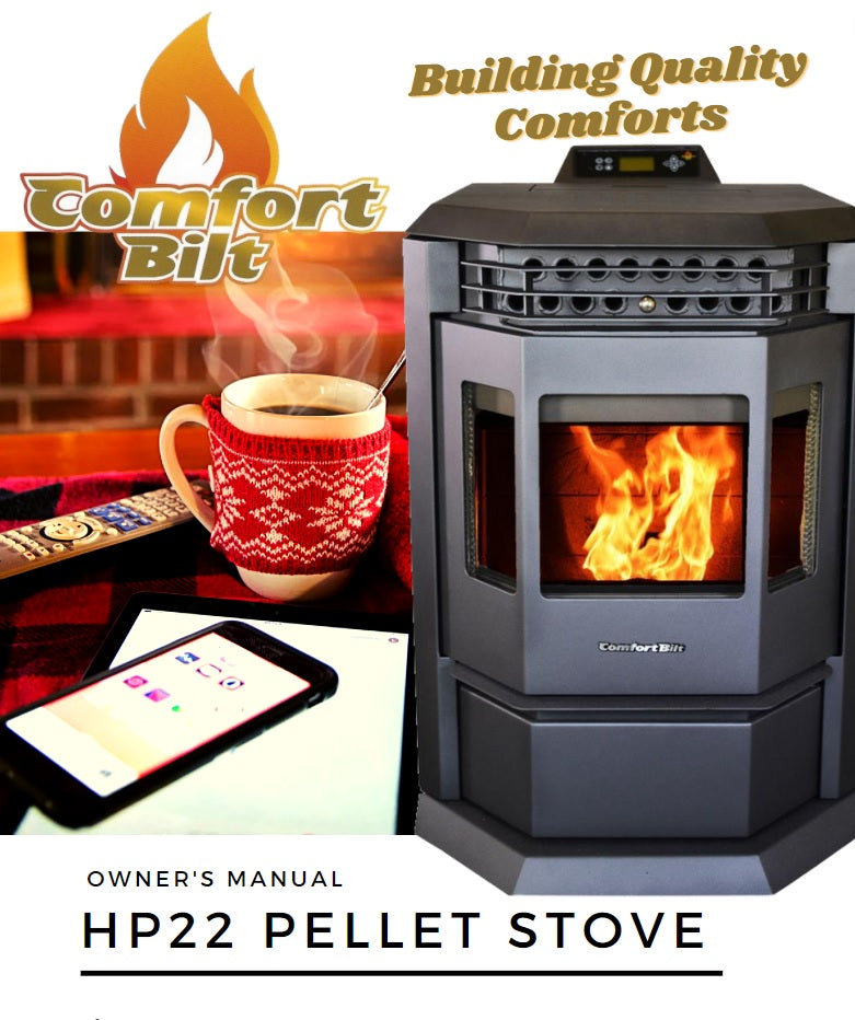 ComfortBilt Pellet Stove Replacement Printed Manual - User Guide for Heating & Maintenance | Perfect for Homeowners & DIY Repair