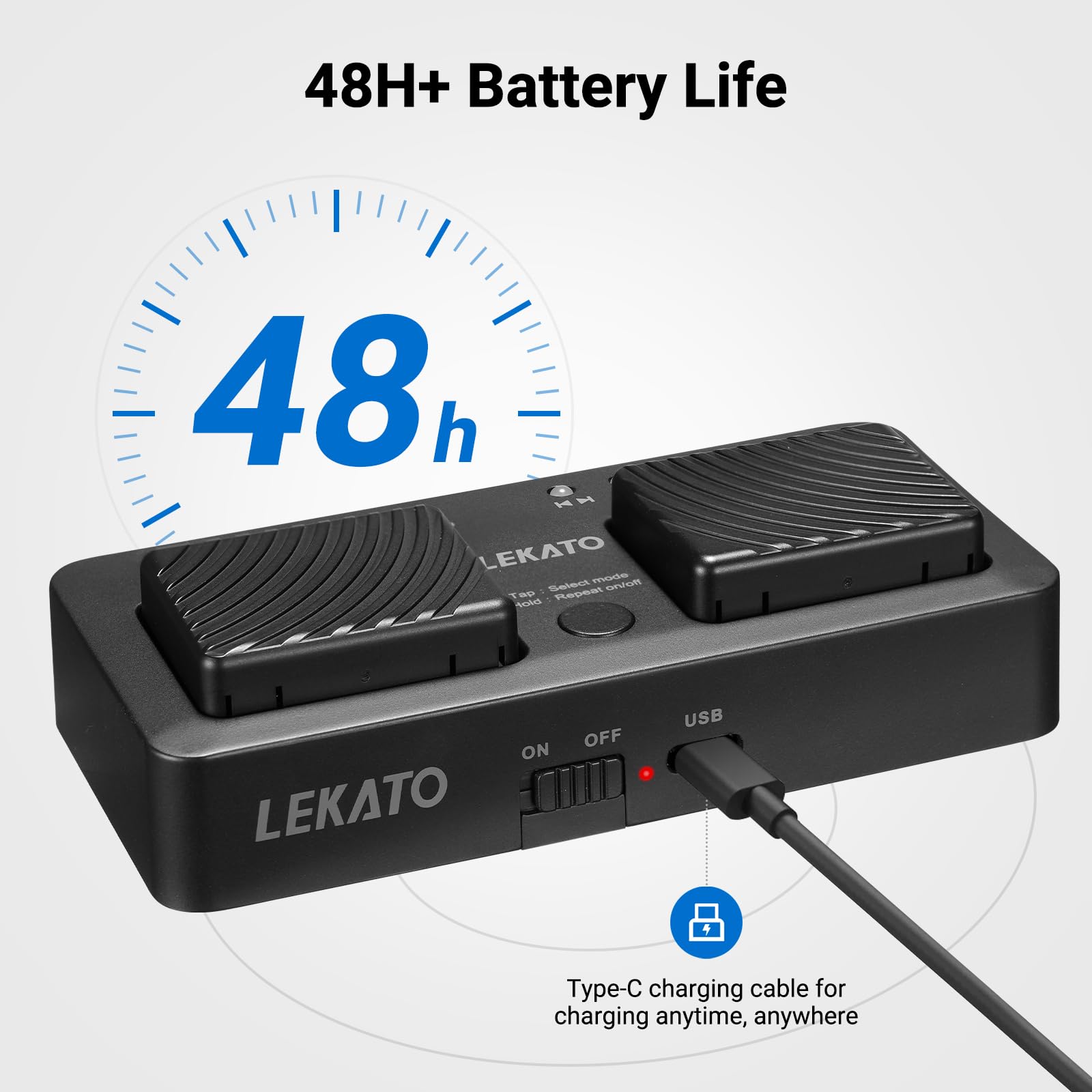 LEKATO Wireless Page Turner - Bluetooth Foot Pedal for Tablets, iPads & Phones | Rechargeable, Hands-Free Music Page Turner | Portable for Reading, Presentations & Music Performances