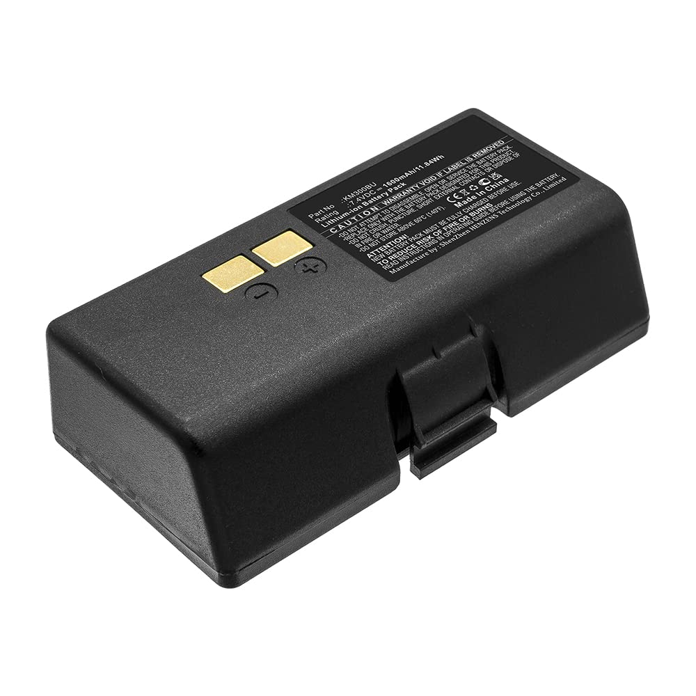 Synergy Digital Printer Battery - Compatible with HPRT KM300BU Printer (Li-ion 7.4V 1600mAh) - Replacement Battery for Home & Office Printing Needs