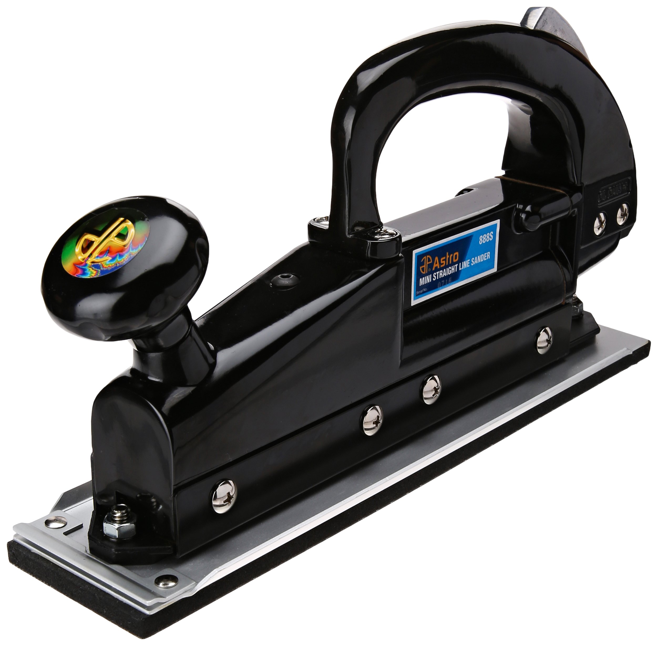 Astro 888S Short Straight Line Sander - Compact & Powerful Palm Sander for Woodworking, Auto Body, Metal Polishing - Perfect for DIY Projects & Professional Use