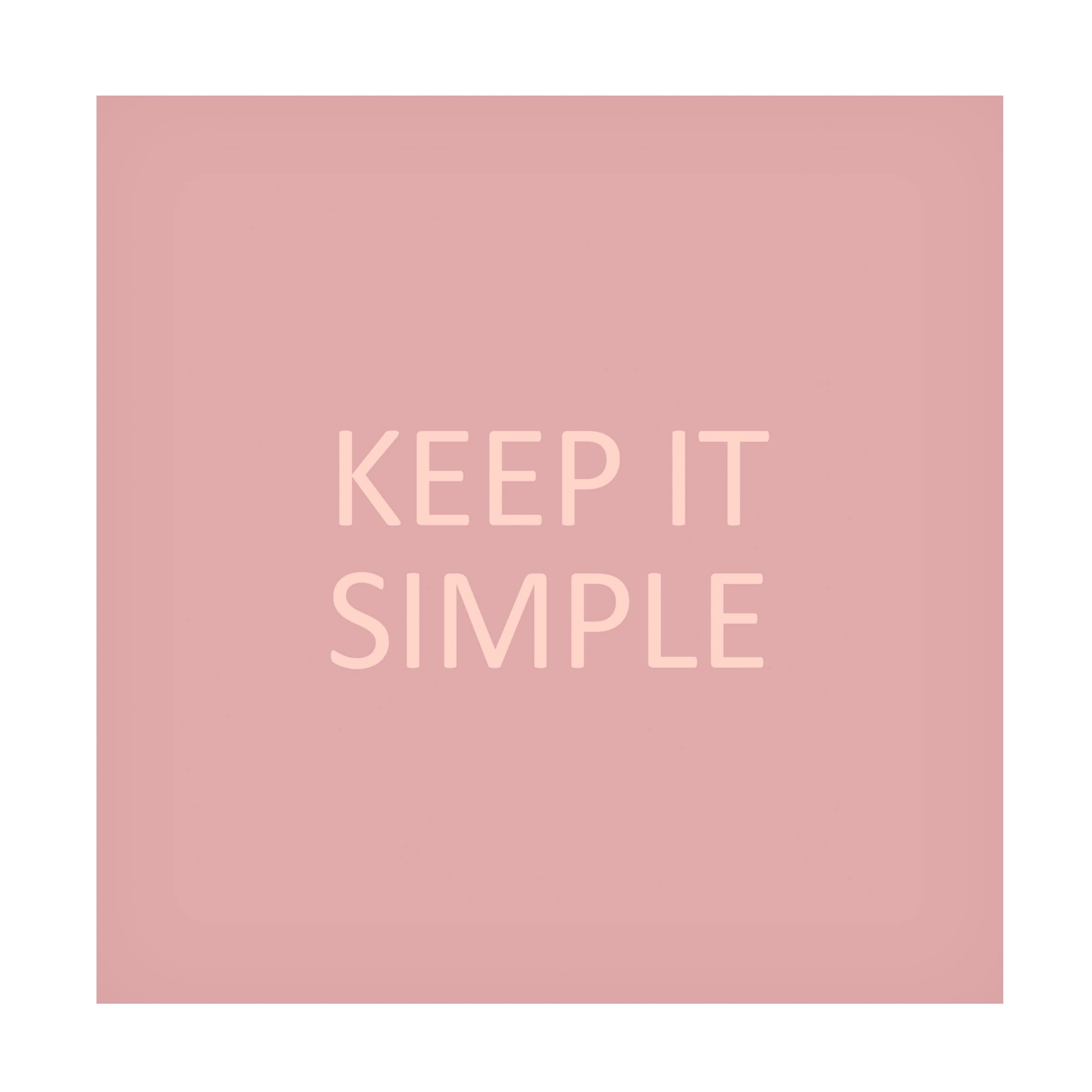 Victoria Borges 'Simple Sentiment IV' Canvas Wall Art Print - Modern Home Decor for Living Room, Bedroom & Office | Trademark Fine Art Collection