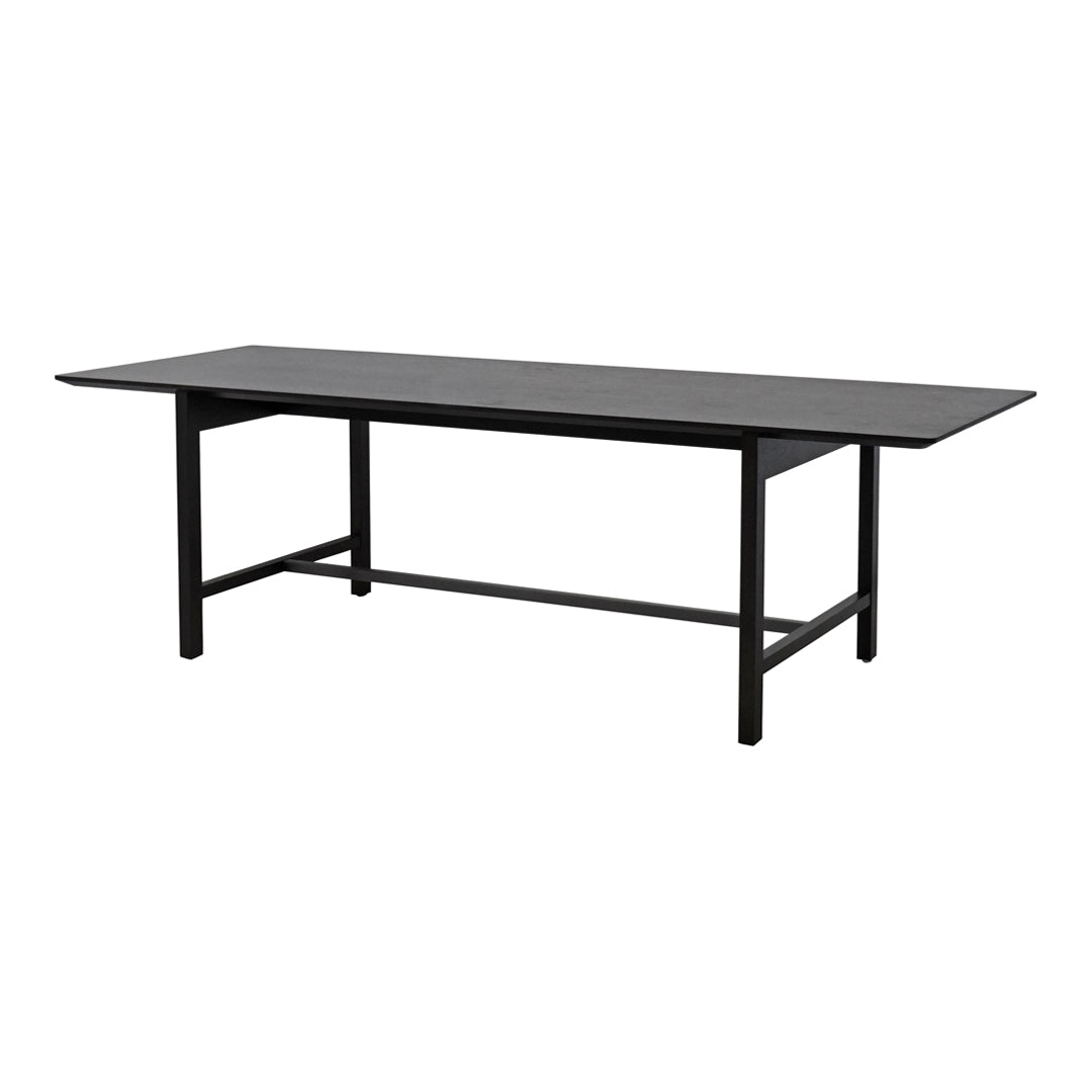 Modern Aya Dining Table - Solid Wood Kitchen Table for 6 - Farmhouse Style Dining Room Furniture for Home & Restaurant Use