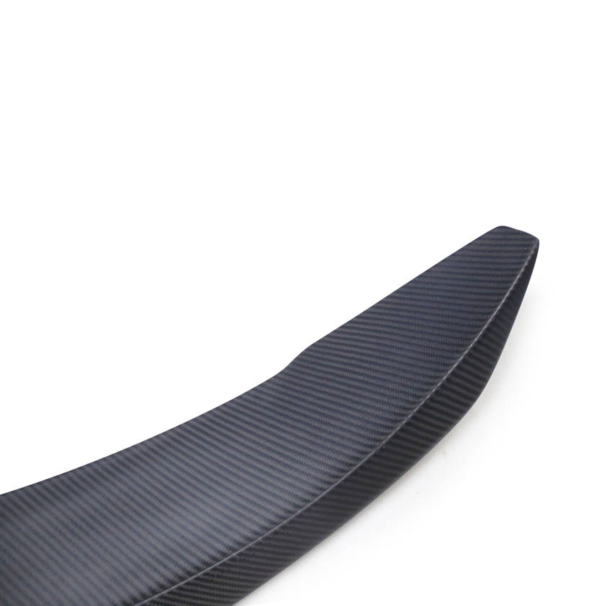 Premium Real Carbon Fiber V-Style Rear Spoiler for Tesla Model 3 (2017-2023) - Enhance Aerodynamics & Sporty Look - Perfect for Car Enthusiasts & Street Racing