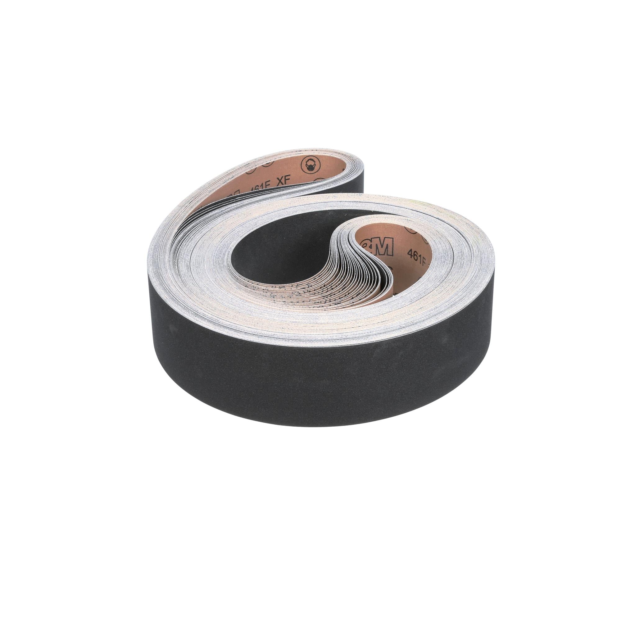 3M 461F Cloth Sanding Belt, P150 XF Fine Grit, 4