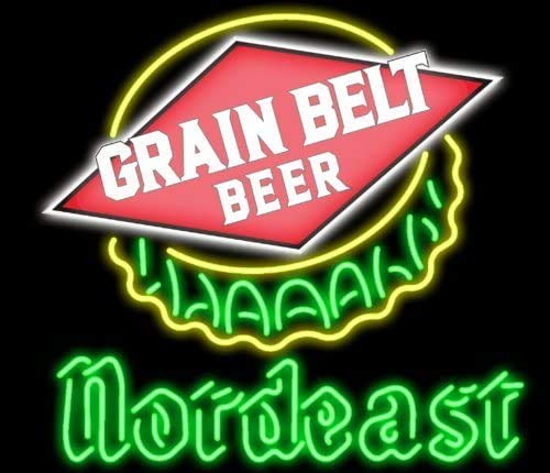 24x20 Inch Grain Belt Beer Nordeast Neon Sign - Vintage Pub & Man Cave Decor - Perfect for Sports Bars, Basements, and Game Rooms (Multiple Sizes Available)