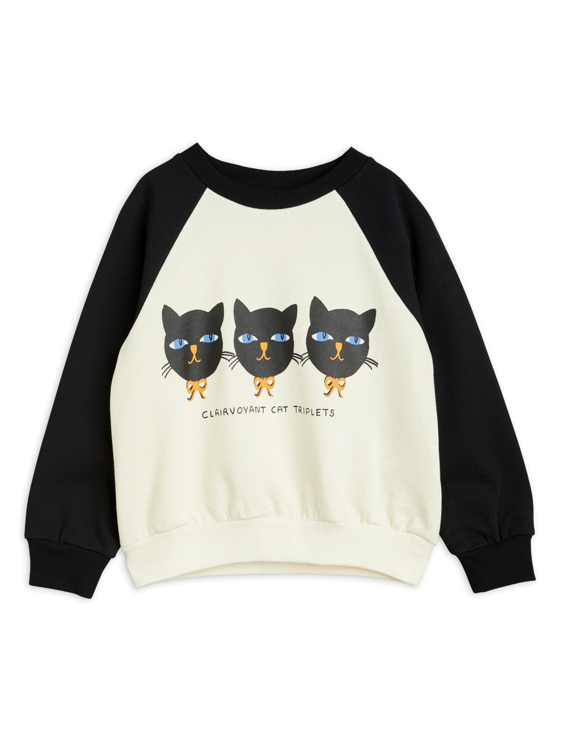 Mini Rodini Cat Triplets SP Sweatshirt - Cute Animal Print Pullover for Kids | Perfect for Playdates, School & Family Photos