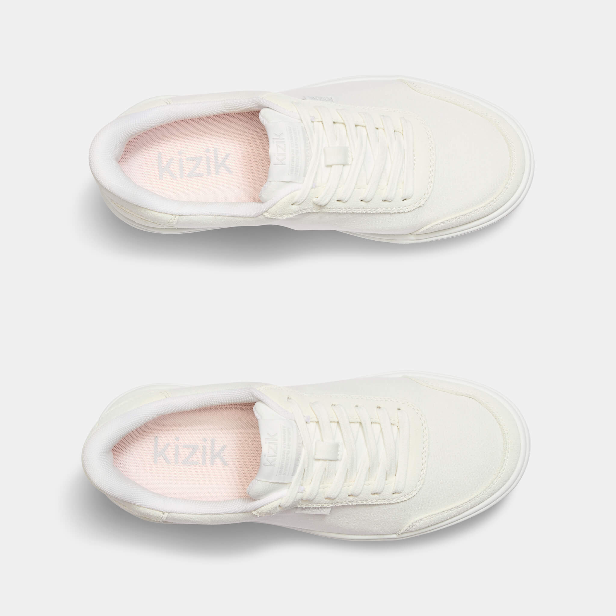 Women's Prague 2 Sneakers - Bright White Comfortable Casual Shoes for Walking, Running & Everyday Wear | Perfect for Work, Gym & Outdoor Activities