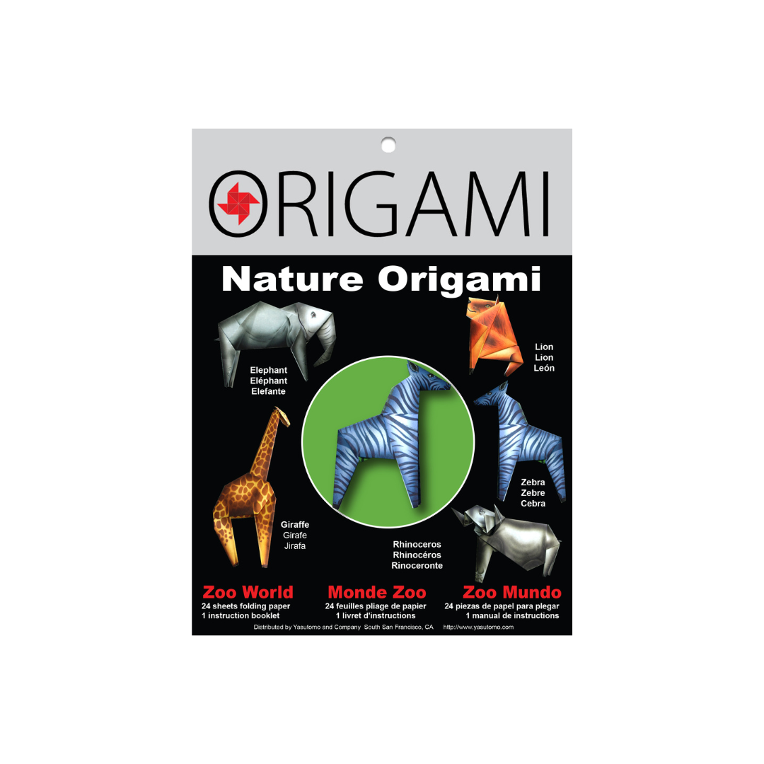Zoo World Origami (4764) - Fun & Creative Animal Paper Folding Kit for Kids & Adults - Perfect for DIY Crafts, Classroom Activities & Party Favors