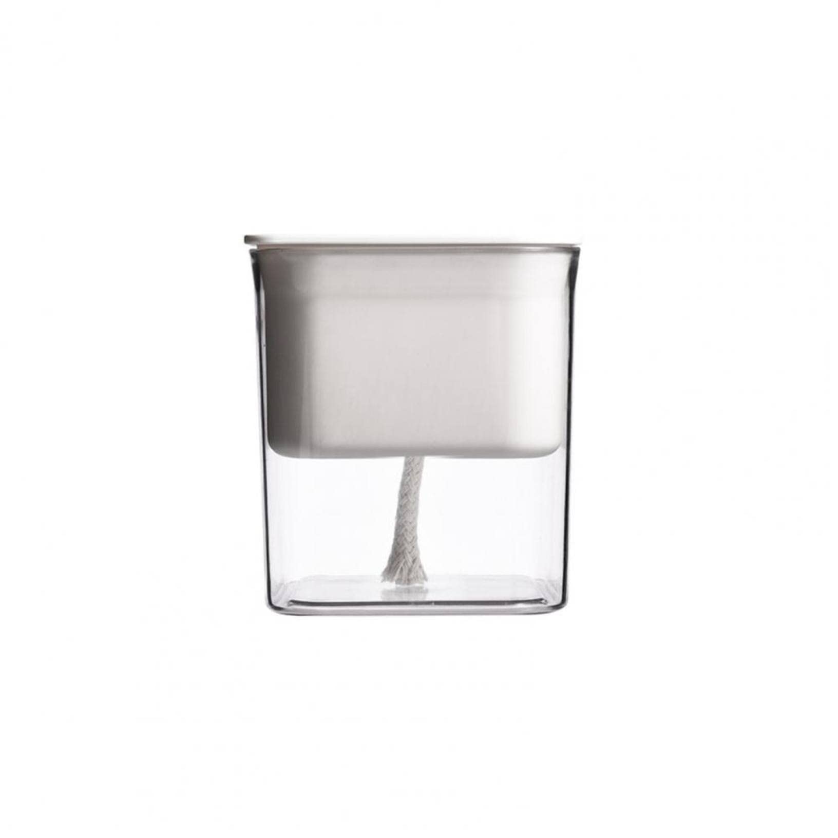 Transparent Self-Watering Square Planter - Modern Flower Pot for Indoor Plants, Succulents & Herbs | Perfect for Home, Office, Balcony & Desk Decor | Auto Water Absorption System for Easy Plant Care
