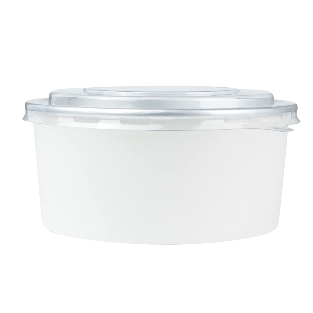 Disposable Clear Plastic Foil Lux Lids for 37oz & 42oz Takeout Containers - 200 Pack Lift Tab Food Container Lids (Containers Sold Separately) | Perfect for Restaurants, Catering & Food Delivery Services
