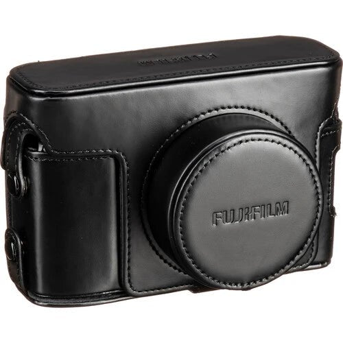 Fujifilm LC-X100V Genuine Leather Camera Case (Black) - Premium Protection for X100V Digital Camera | Perfect for Travel, Street Photography & Everyday Use