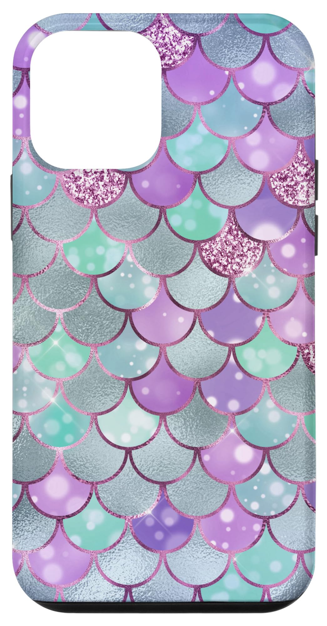 iPhone 12 Mini Mermaid Purple Phone Case - Slim Protective Cover for iPhone 12 Mini (5.4 Inch) | Perfect for Everyday Use, Travel & Work
