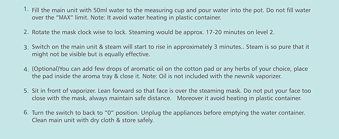3-in-1 Steam Vaporizer for Face & Sinus Relief - Nasal Inhaler for Cold, Cough & Congestion - Safe for Kids & Adults - Perfect for Home & Travel Use (Clear)