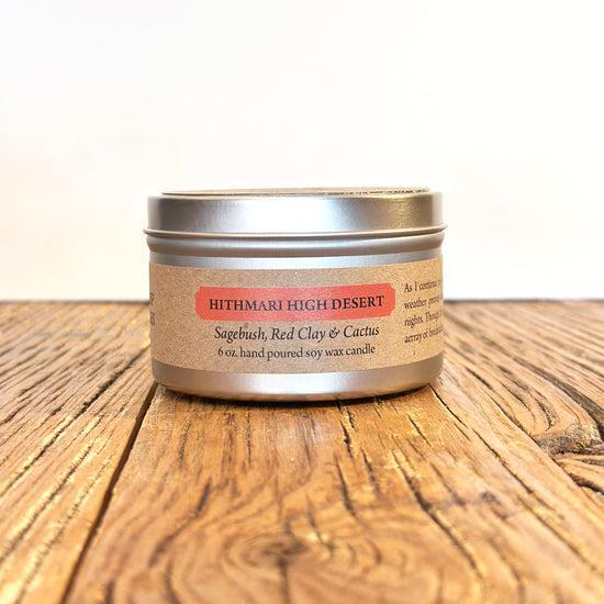 Hithmari High Desert Scented Soy Wax Candle - 6 oz for Home, Office & Relaxation | Aromatherapy, Meditation & Stress Relief | Cantrip Candles Collection