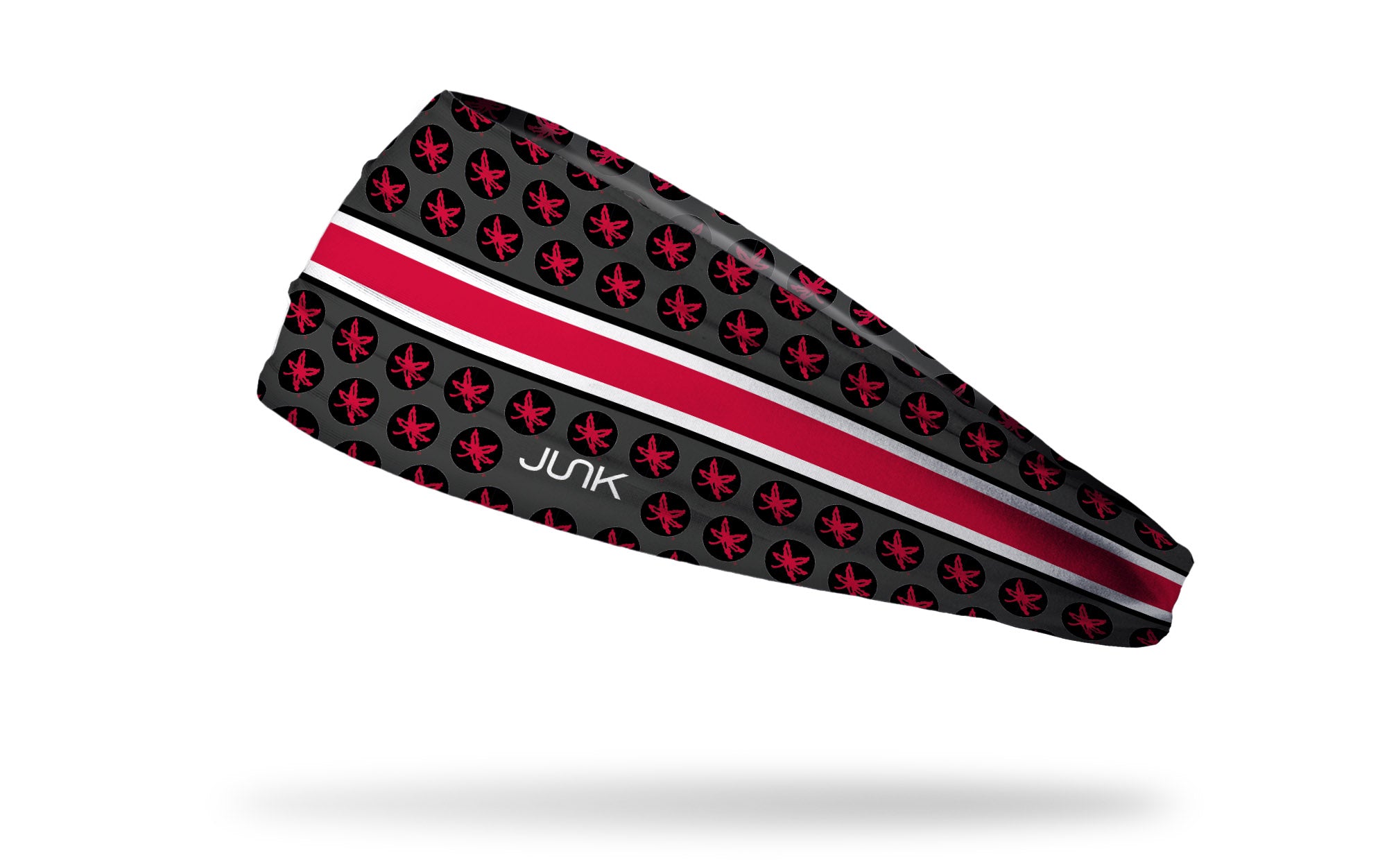 Ohio State Buckeyes Black Big Bang Lite Headband - Adjustable Sports Headband for Running, Workouts, and Game Day Fan Gear