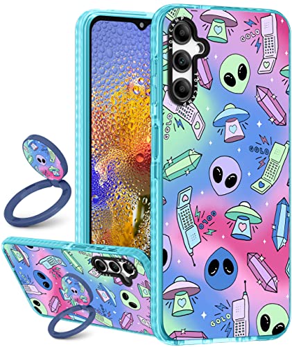 Blue UFO Aliens
