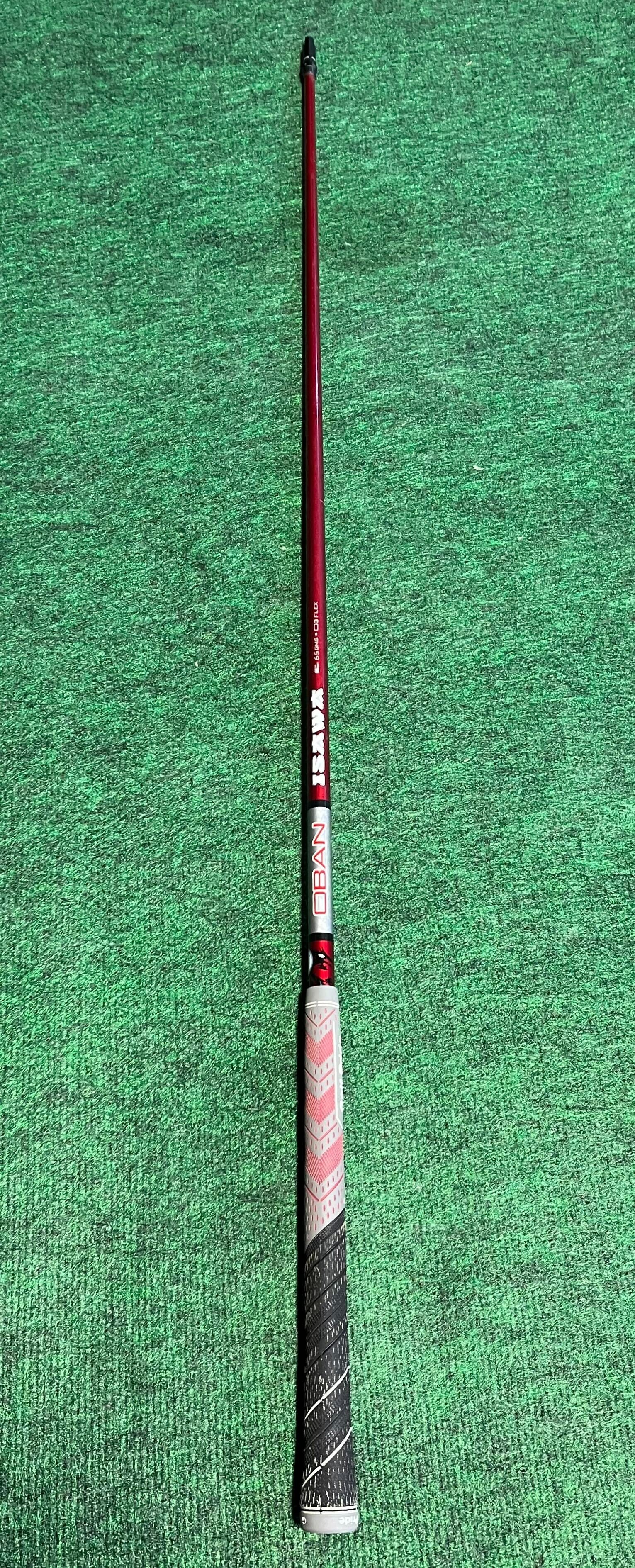 Premium OBAN Isawa Red Wood Shaft Golf Club - Regular Flex 42.5 Inches - Perfect for Mid-Handicap Players & Smooth Swing Control on the Course