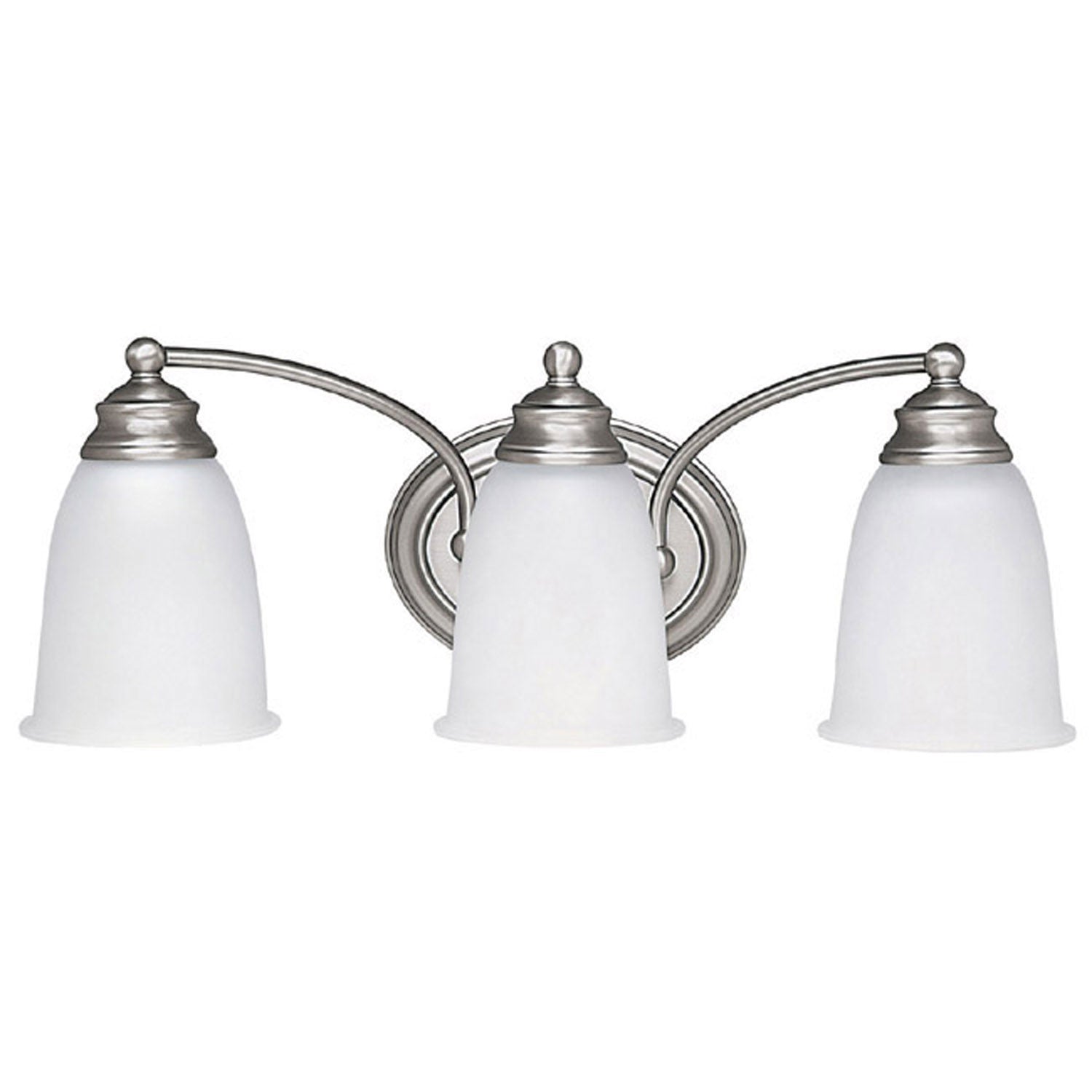 Capital Lighting Three Light Vanity - Modern Bathroom Light Fixture with Adjustable Arms, Brushed Nickel Finish - Perfect for Master Bath, Powder Room & Dressing Area Makeup Lighting