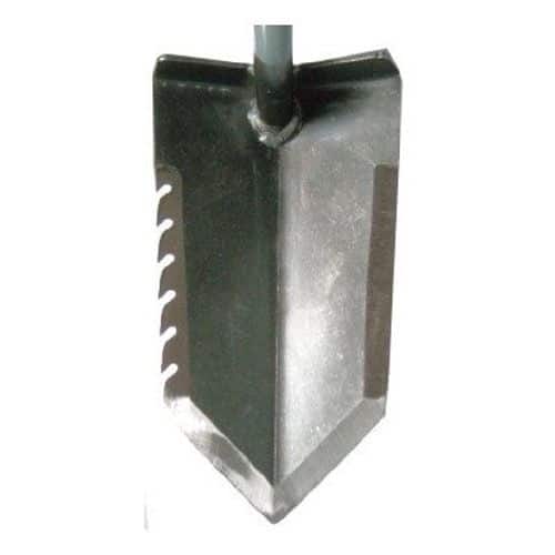 Lesche T-Handle Shovel with Serrated Edge - Durable Digging Tool for Metal Detecting & Archaeology - Includes ReadyShovel Leather & Kydex Holster - Perfect for Outdoor Adventures, Treasure Hunting & Survival Gear