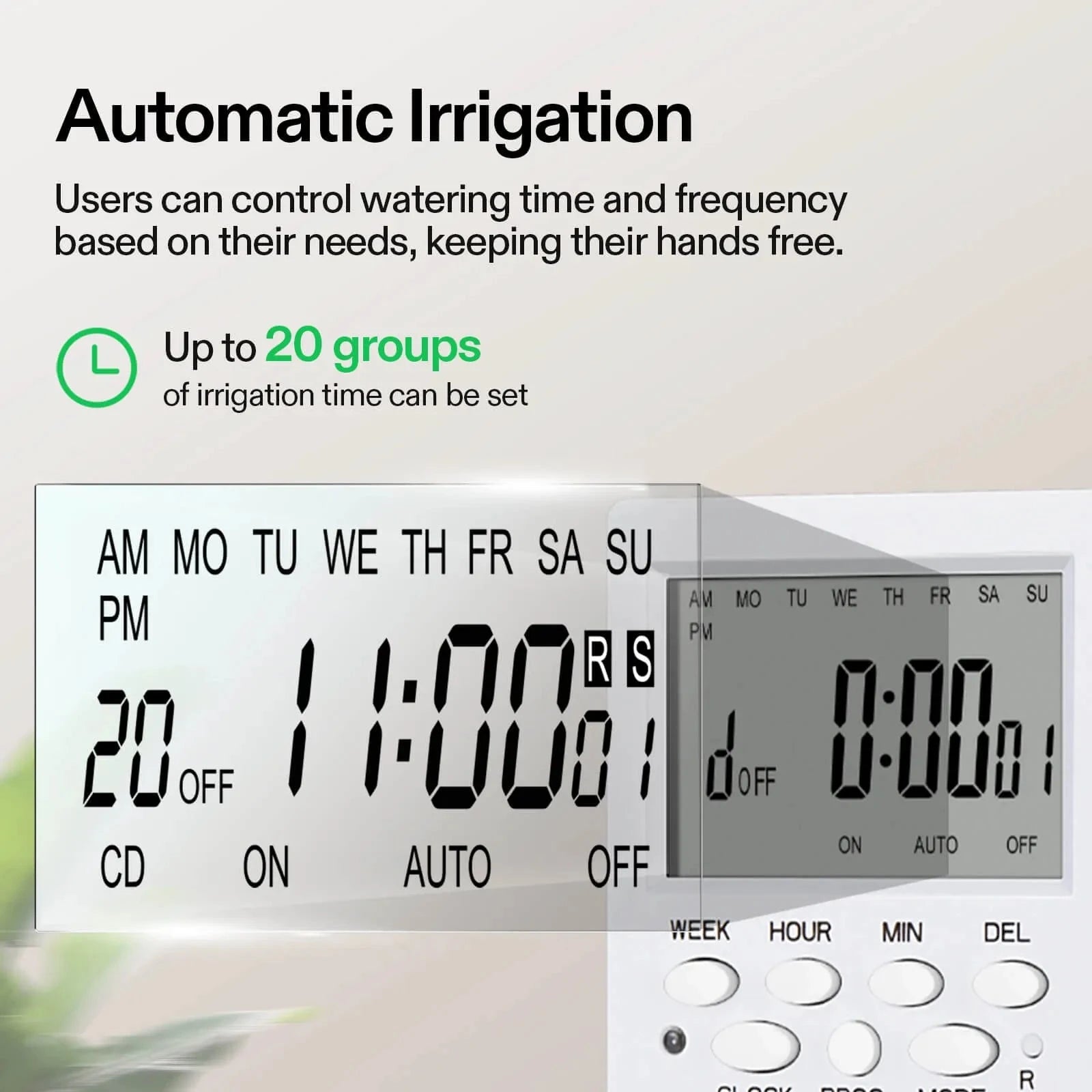 VIVOSUN FlexFeed Automatic Drip Irrigation System Kit - Smart Watering Solution for Indoor Plants, Gardens & Greenhouses | Perfect for Hydroponics, Container Gardening & Raised Beds