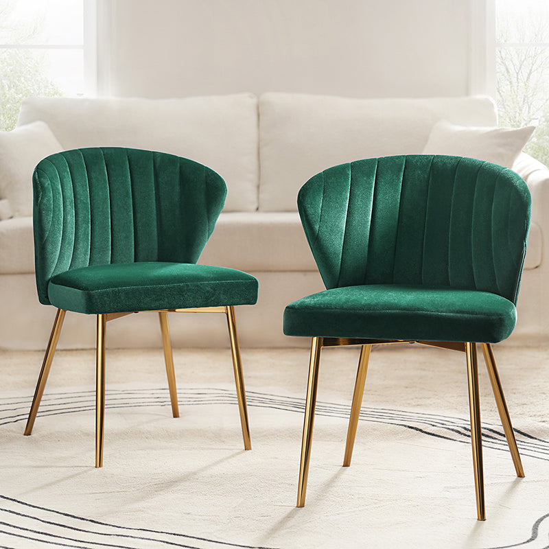 Luxury Aruna Velvet Upholstered Accent Chair - Soft Velvet Fabric, Comfortable Seating for Living Room, Bedroom, or Office - Elegant Home Decor & Stylish Furniture