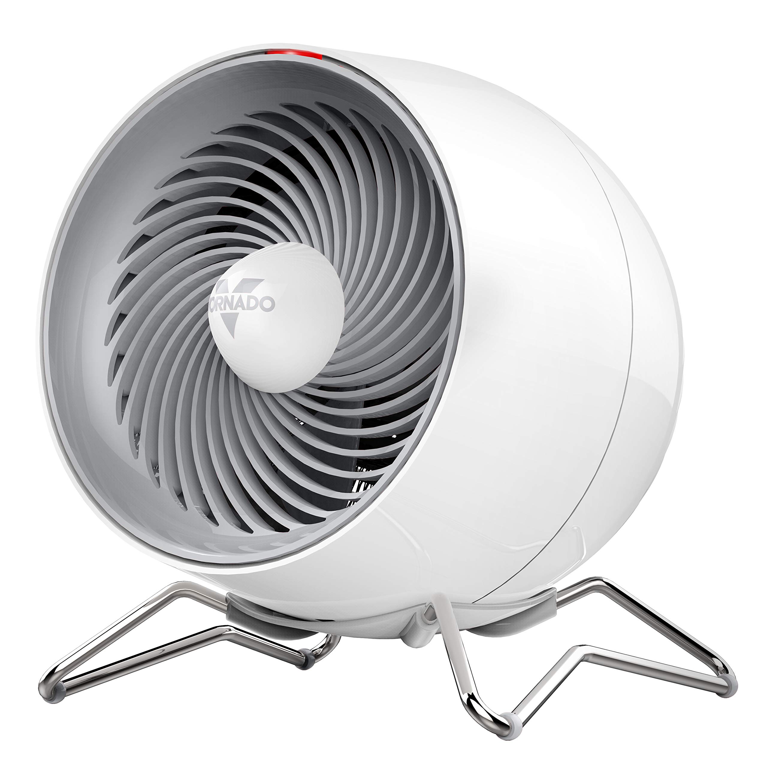 Vornado Pivot Heat Electric Space Heater - 20° Adjustable Tilt, Digital Thermostat, Overheat Protection - Quiet Portable Heater for Bedroom, Office & Small Rooms - Energy Efficient Indoor Heating Solution (White)