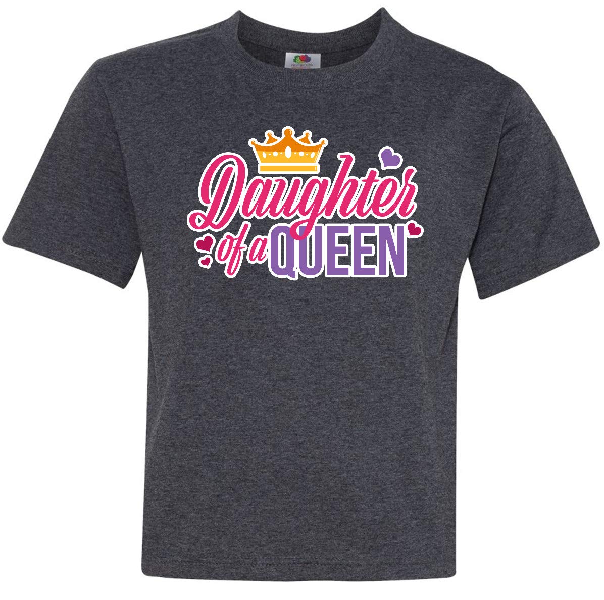 Daughter of a Queen T-Shirt - Crown Design for Girls