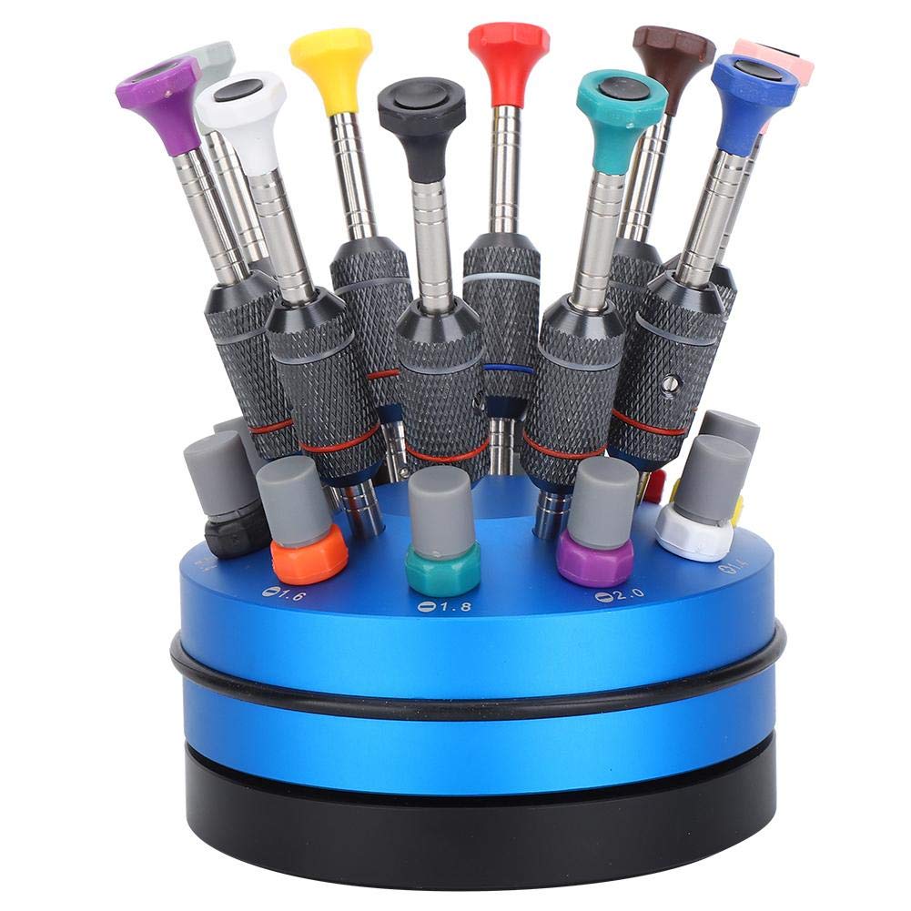 Professional 10-Piece Precision Screwdriver Set with High Torque - Electronics Repair Tool Kit for Computer Circuit Boards & Smartphones - Includes Rotating Stand for Easy Access (Ideal for DIY Repairs, Laptop Maintenance & Small Electronics Fixes)