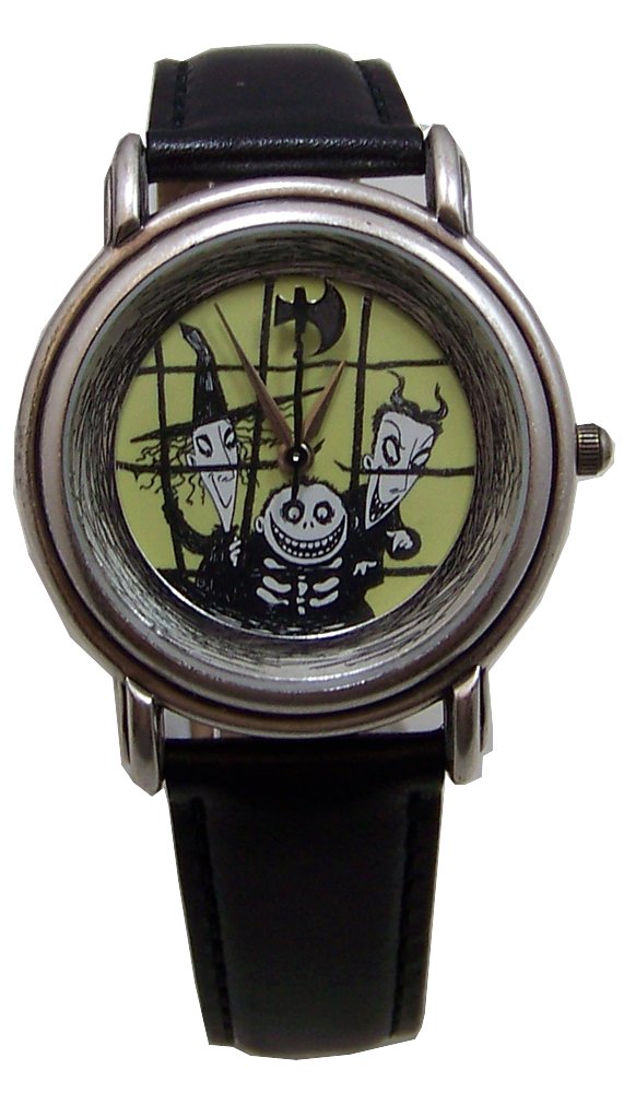 Nightmare Before Christmas Watch - Lock Shock & Barrel Luminous Face - Halloween Cosplay & Movie Collectible Gift