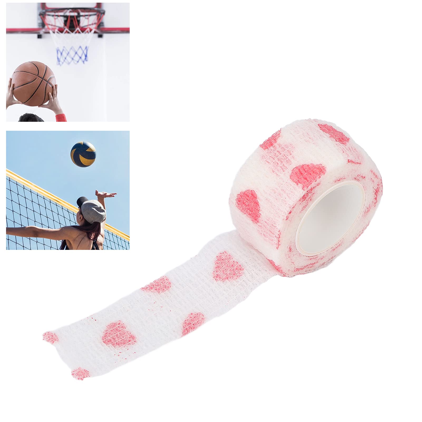 Self-Adhesive Bandage Wrap - Stretch Non-Woven Elastic Tape for Sports, Wrist & Finger Support - Adjustable Athletic Wrap for Injury Prevention & Recovery
