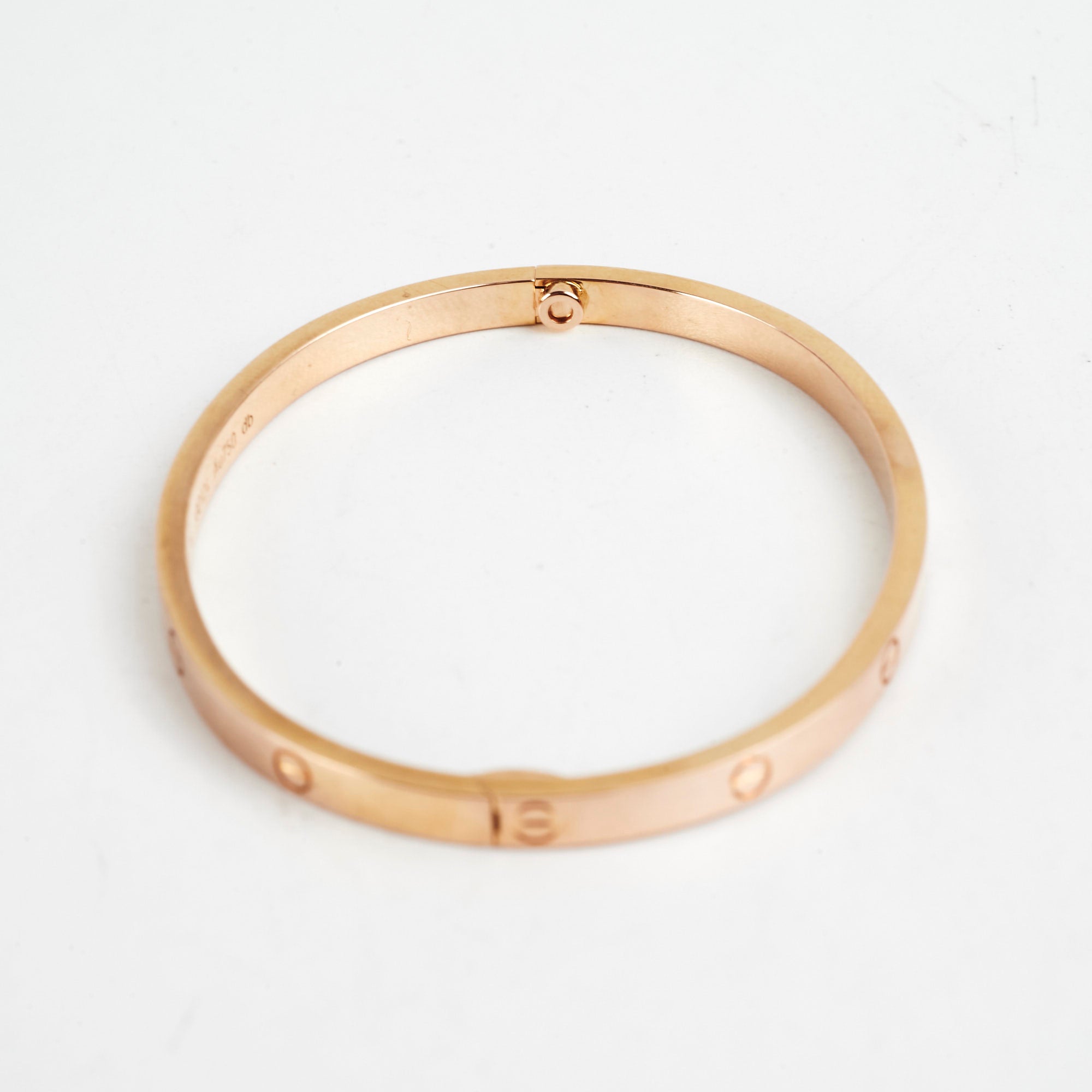 Cartier Small Love Bracelet 18K Pink Gold Size 16 - Elegant Jewelry Gift for Women, Perfect for Anniversaries & Special Occasions