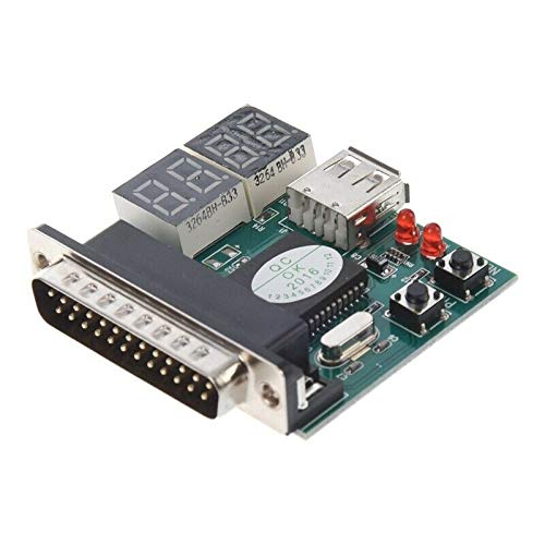 PRAV® 1X Laptop PC Motherboard Diagnostic Tester Analyzer C5V8 - Essential Tool for Computer Repair and Hardware Troubleshooting