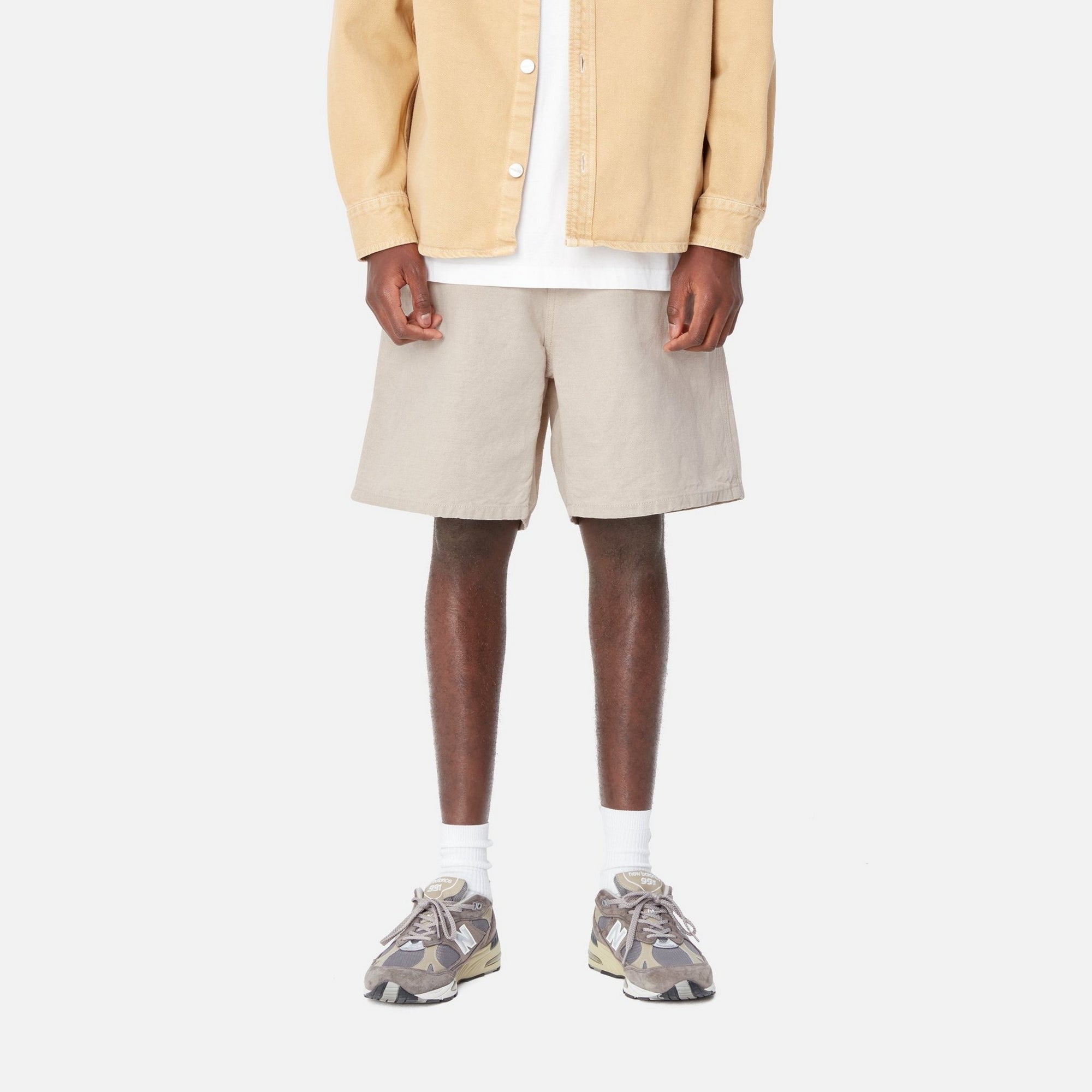 Walter Linen Single Knee Shorts for Men - Breathable Natural Linen Summer Shorts | Perfect for Beach, Vacation & Casual Wear
