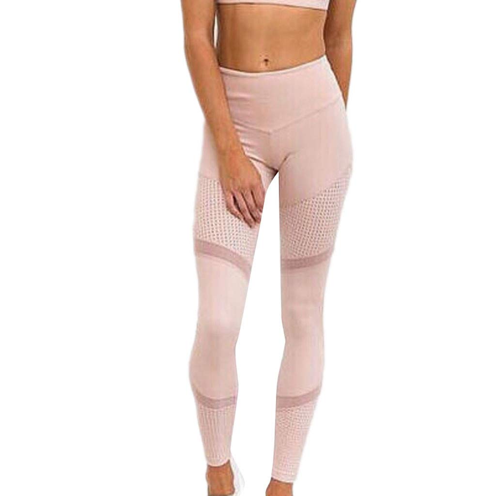 Women's High Waist Yoga Pants - Breathable Workout Leggings with Butt Lift & Tummy Control for Gym Training, Running & Fitness | Comfortable Hollow Design for Yoga & Activewear