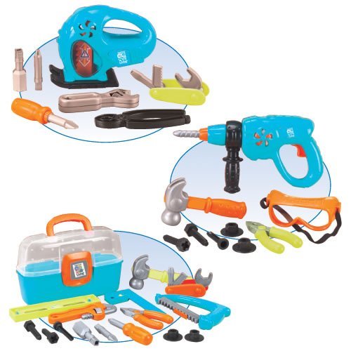 Small World Toys Handyman Tool Set for Kids - 24-Piece Pretend Play Construction Toy with Tool Belt & Accessories - Perfect for Role Play, STEM Learning & Early Childhood Development
