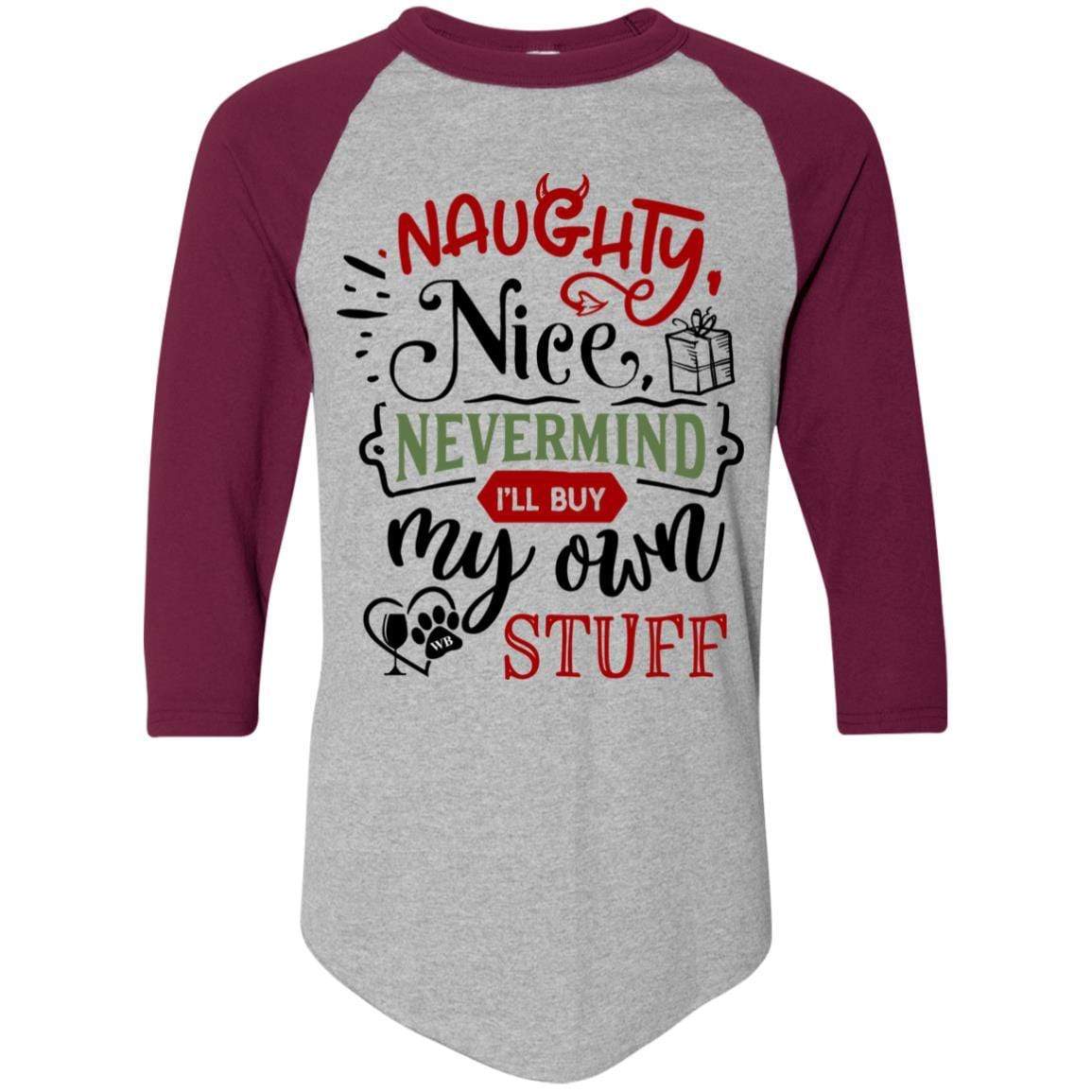 WineyBitches.Co Colorblock Raglan Jersey - Trendy Baseball Tee for Women | Soft & Comfortable Long Sleeve Shirt | Perfect for Casual Wear, Girls Night Out & Wine Tasting Events